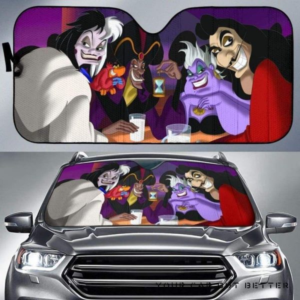 Disney Villains Car Auto Sun Shade