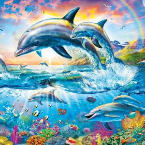 Dolphin Paradise Jigsaw Puzzle Set