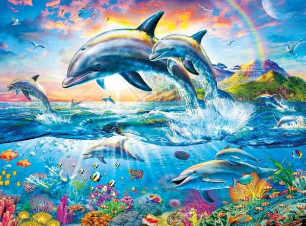 Dolphin Paradise Jigsaw Puzzle Set