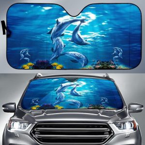 Dolphins Car Auto Sun Shade