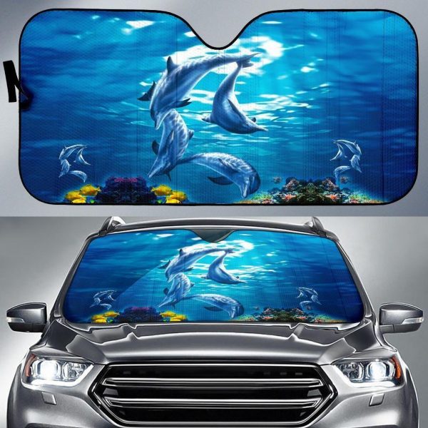 Dolphins Car Auto Sun Shade