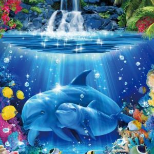 Dolphins Touch Jigsaw Puzzle Set