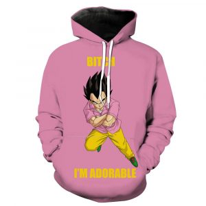 Dragon Ball Tfs Vegeta Im Adorable 3D Printed Hoodie/Zipper Hoodie