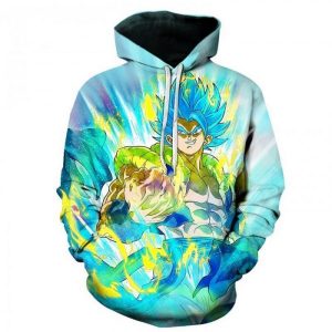 Dragon Ball Z Goku Super Saiyan Blue Awesome 3D Printed Hoodie/Zipper Hoodie