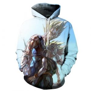 Dragon Ball Z Majin Vegeta And Trunks 3D Printed Hoodie/Zipper Hoodie