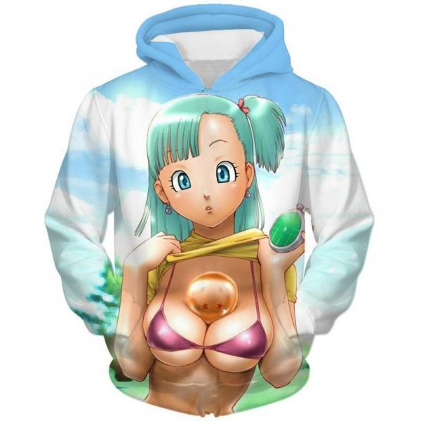 Dragon Ball Z Sexy Bulma 3D Printed Hoodie/Zipper Hoodie