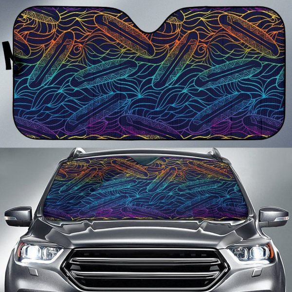 Edm Surfing Wave Car Auto Sun Shade