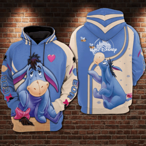 Eeyore 3D Printed Hoodie/Zipper Hoodie