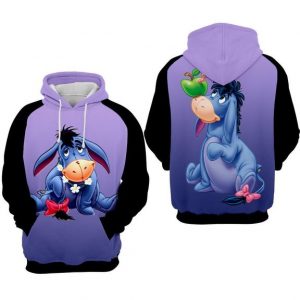 Eeyore 3D Printed Hoodie/Zipper Hoodie