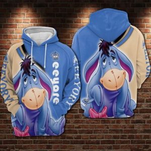 Eeyore Everyone 3D Printed Hoodie/Zipper Hoodie