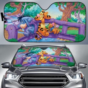 Eeyore and Tiger Car Auto Sun Shade