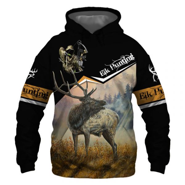 Elk Hunting 3D Printed Hoodie/Zipper Hoodie