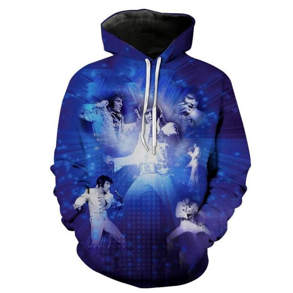 Elvis Presley 3D Printed Hoodie/Zipper Hoodie