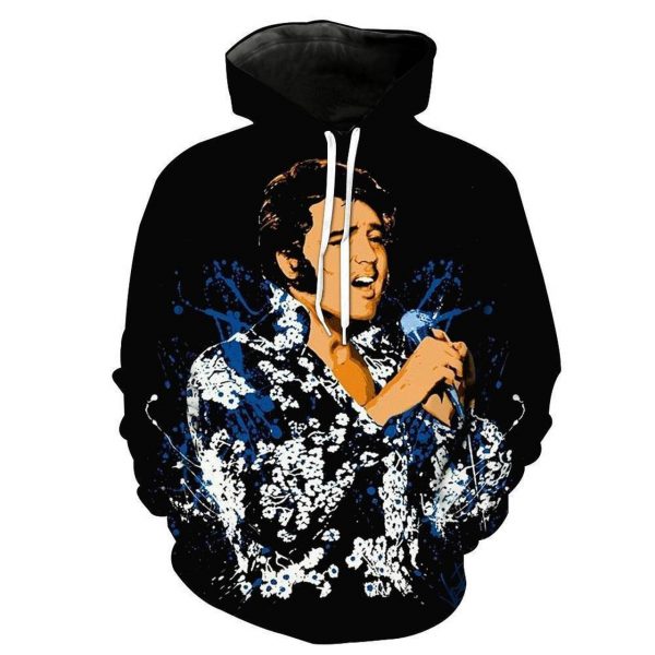 Elvis Presley 3D Printed Hoodie/Zipper Hoodie