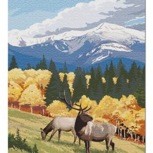 Evergreen, Colorado, Elks Jigsaw Puzzle Set