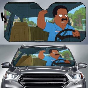 Family Guy Cleveland Browns Falling Car Auto Sun Shade