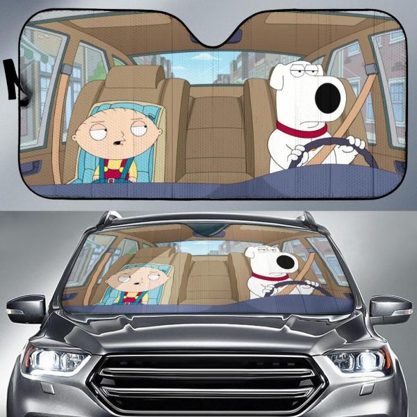 Family Guys Car Auto Sun Shade