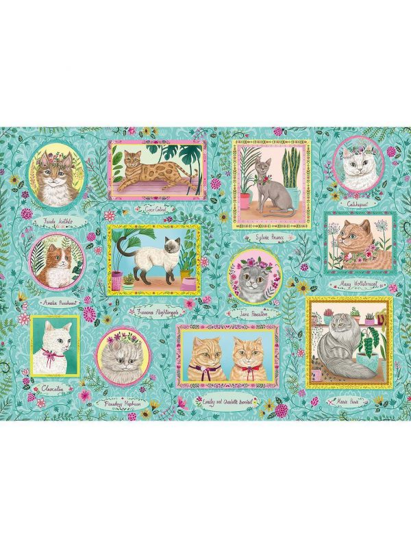 Famous Felines Jigsaw Puzzle Set