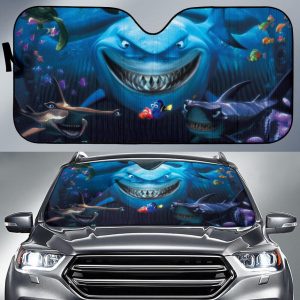 Finding Nemo And Shark Car Auto Sun Shade