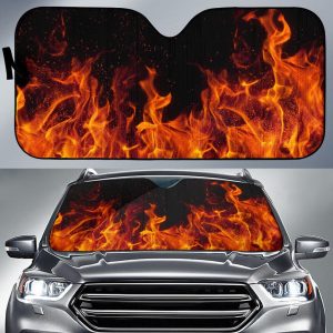 Fire Car Auto Sun Shade