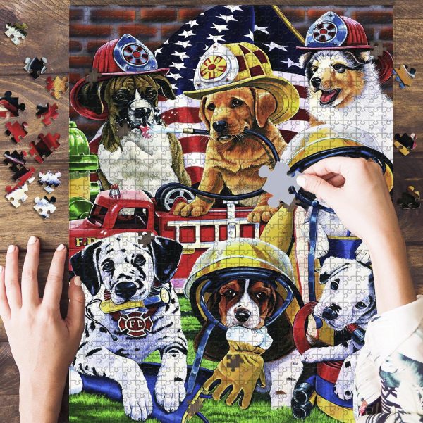 Fire Pups Jigsaw Puzzle Set