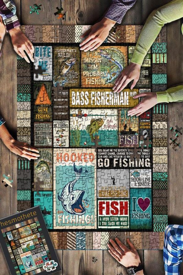 Fishing Lover Jigsaw Puzzle Set