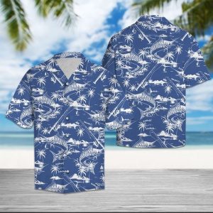 Fishing Summer Hawaiian Shirt Summer Button Up