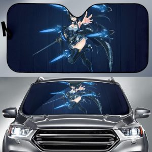 Floating Swords Sword Girl Anime Girls Anime Car Auto Sun Shade