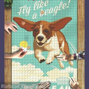 Fly Like A Beagle Jigsaw Puzzle Set