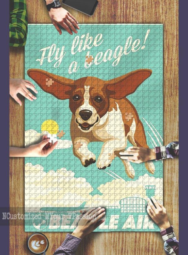 Fly Like A Beagle Jigsaw Puzzle Set