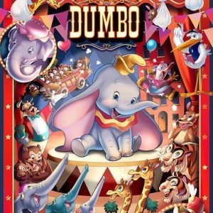 Flying Dumbo And The Circus Team Jigsaw Puzzle Set