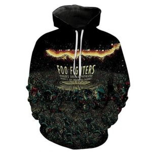 Foo Fighters 3D Printed Hoodie/Zipper Hoodie