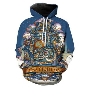 Foo Fighters 3D Printed Hoodie/Zipper Hoodie