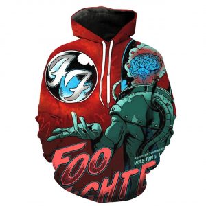 Foo Fighters 3D Printed Hoodie/Zipper Hoodie