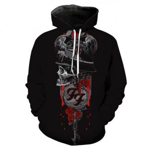 Foo Fighters 3D Printed Hoodie/Zipper Hoodie