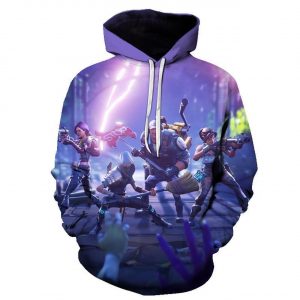 Fortnite Colorful 3D Printed Hoodie/Zipper Hoodie