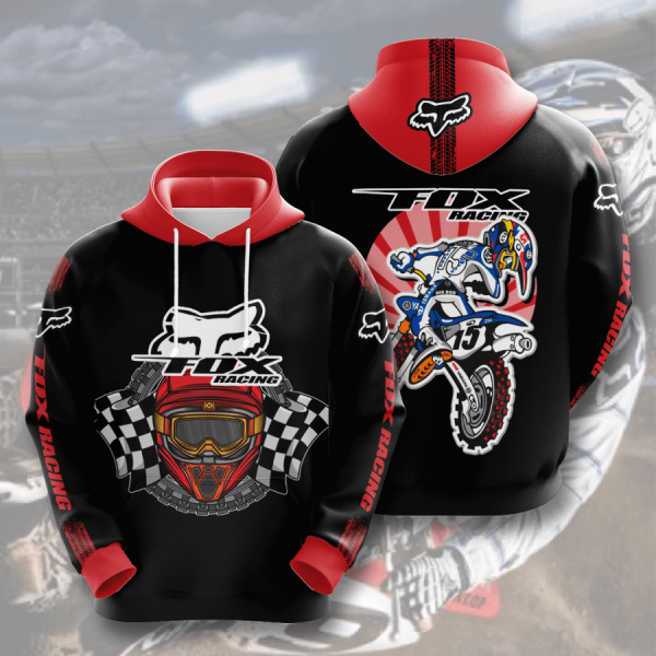 Fox Racing 3D Printed Hoodie/Zipper Hoodie