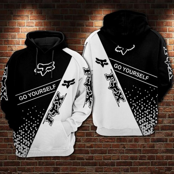 Fox Racing 3D Printed Hoodie/Zipper Hoodie