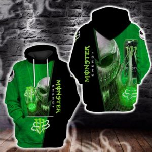 Fox Racing Monster Energy Motorcycle 3D Printed Hoodie/Zipper Hoodie