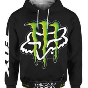 Fox Racing Monster Energy Motorcycle 3D Printed Hoodie/Zipper Hoodie