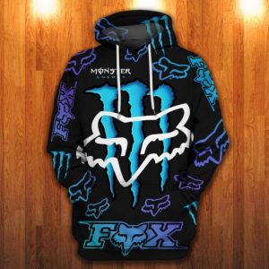 Fox Racing Monster Energy Motorcycle 3D Printed Hoodie/Zipper Hoodie