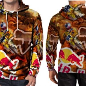 Fox Racing Monster Energy Motorcycle 3D Printed Hoodie/Zipper Hoodie