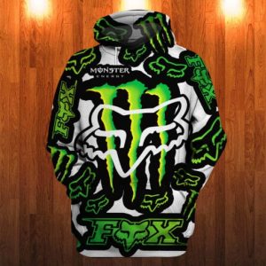 Fox Racing Monster Energy Motorcycle 3D Printed Hoodie/Zipper Hoodie