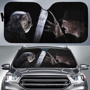 Freddy Vs Jason Car Auto Sun Shade