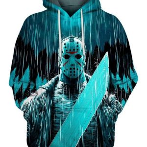 Friday The 13Th Jason Voorhees Art 3D Printed Hoodie/Zipper Hoodie