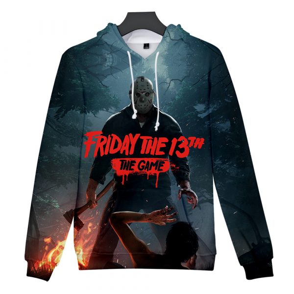 Friday The 13th The Game 3D Printed Hoodie/Zipper Hoodie