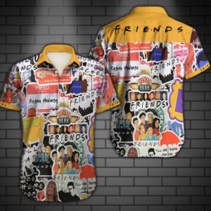 Friends Hawaiian Shirt Summer Button Up