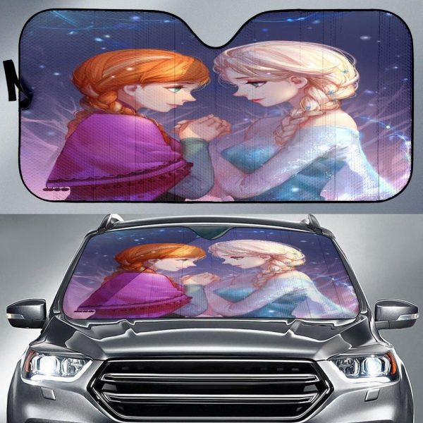 Frozen Elsa Anna Car Auto Sun Shade