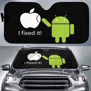 Funny Android Car Auto Sun Shade