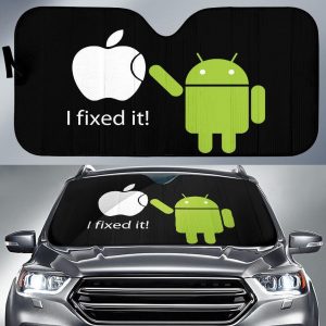 Funny Androids Car Auto Sun Shade